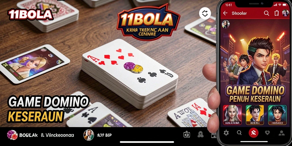 Tampilan gameplay seru dari permainan Domino 11BOLA.