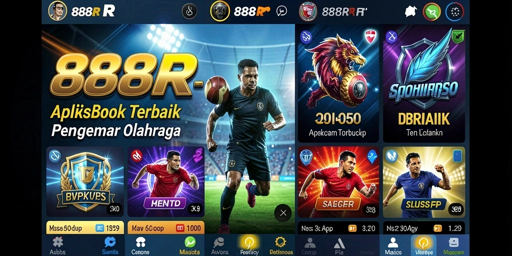 Tampilan gameplay aplikasi Sportsbook 888R yang menarik.