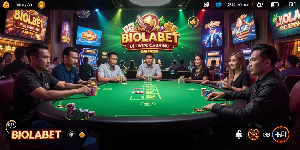 Tampilan gameplay Live Casino yang mengasyikkan di BIOLABET.