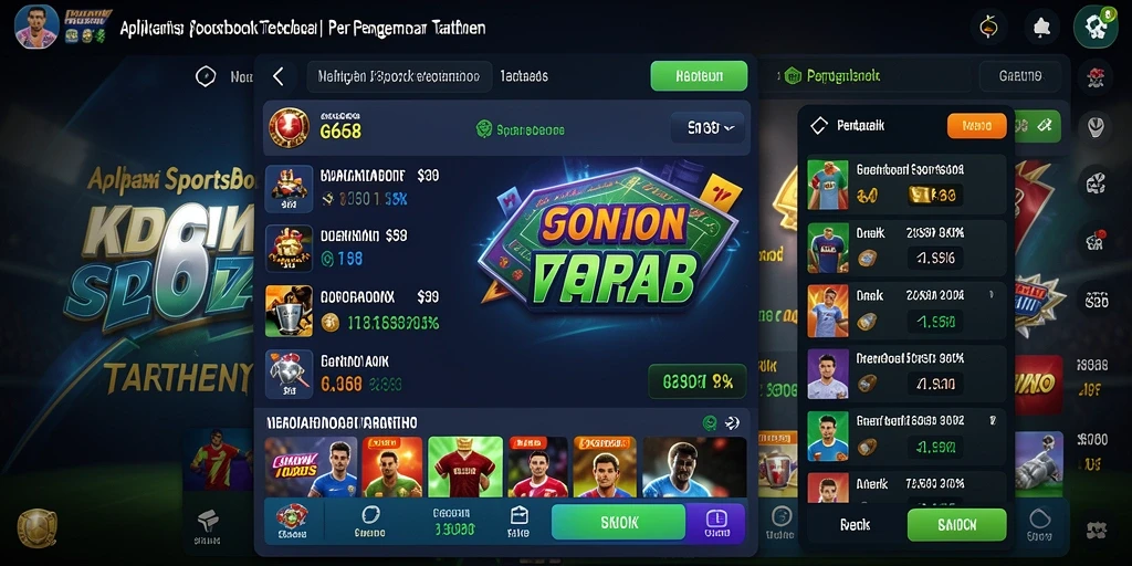 Tampilan menarik dari G668 yang menunjukkan interface Sportsbook.