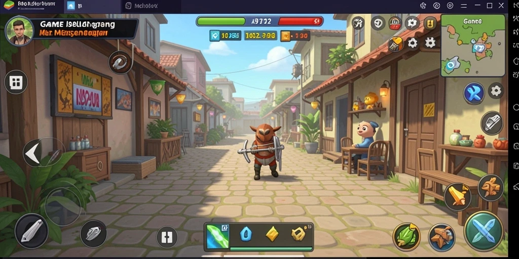 Tampilan gameplay IN22 yang mengasyikkan dan interaktif.