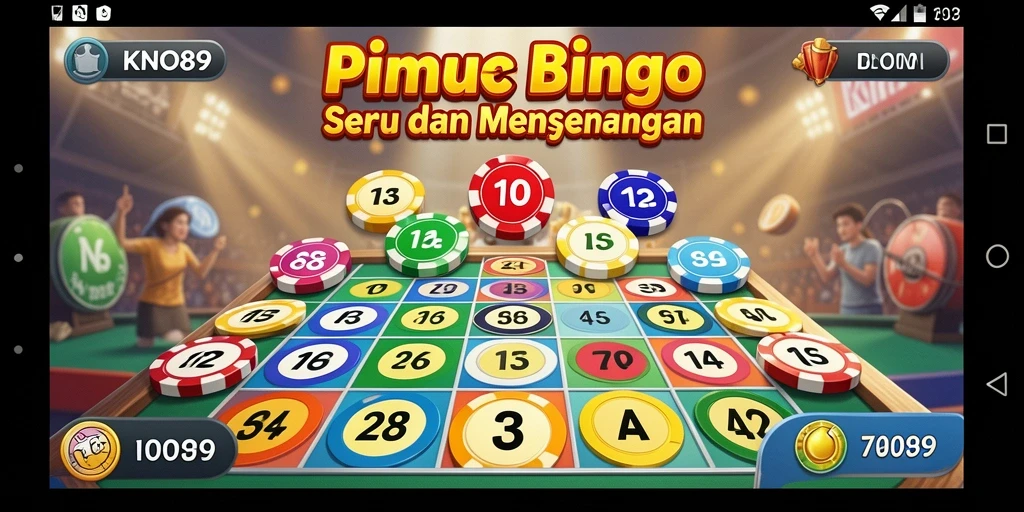 Gameplay KNO89 yang seru dan mengasyikkan saat bermain Bingo.