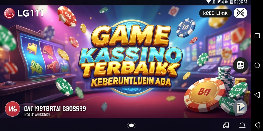 Screenshot gameplay LG111 menampilkan keseruan permainan kasino.