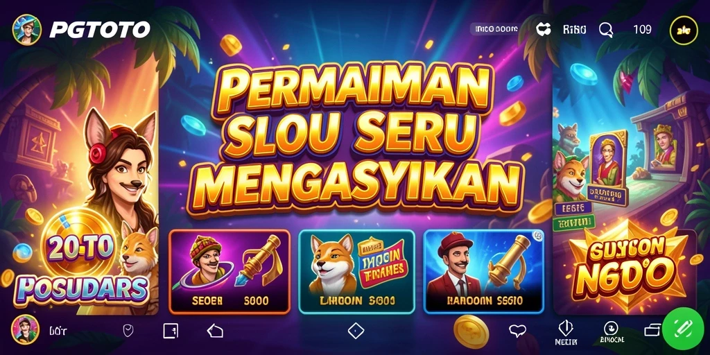 Tampilan utama PGTOTO yang menampilkan gameplay Slot yang menarik.