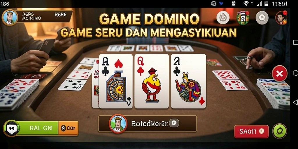Gameplay R6R6 dengan grafik domino yang menarik