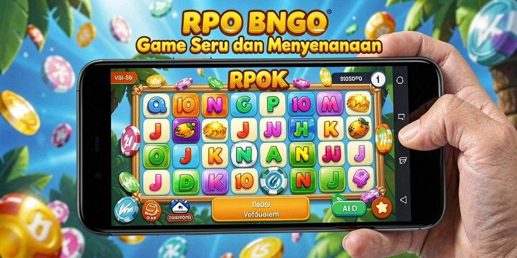 Tangkapan layar utama RPOK menampilkan gameplay Bingo yang seru.