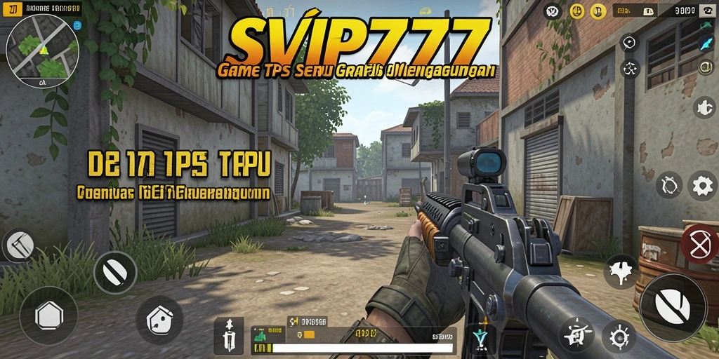 Screenshot gameplay SVIP777 menampilkan aksi seru dalam pertempuran TPS.