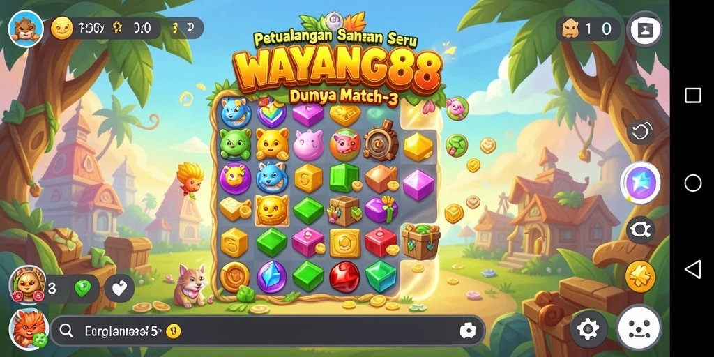 Tampilan menarik dari gameplay WAYANG88 yang seru dan adiktif.